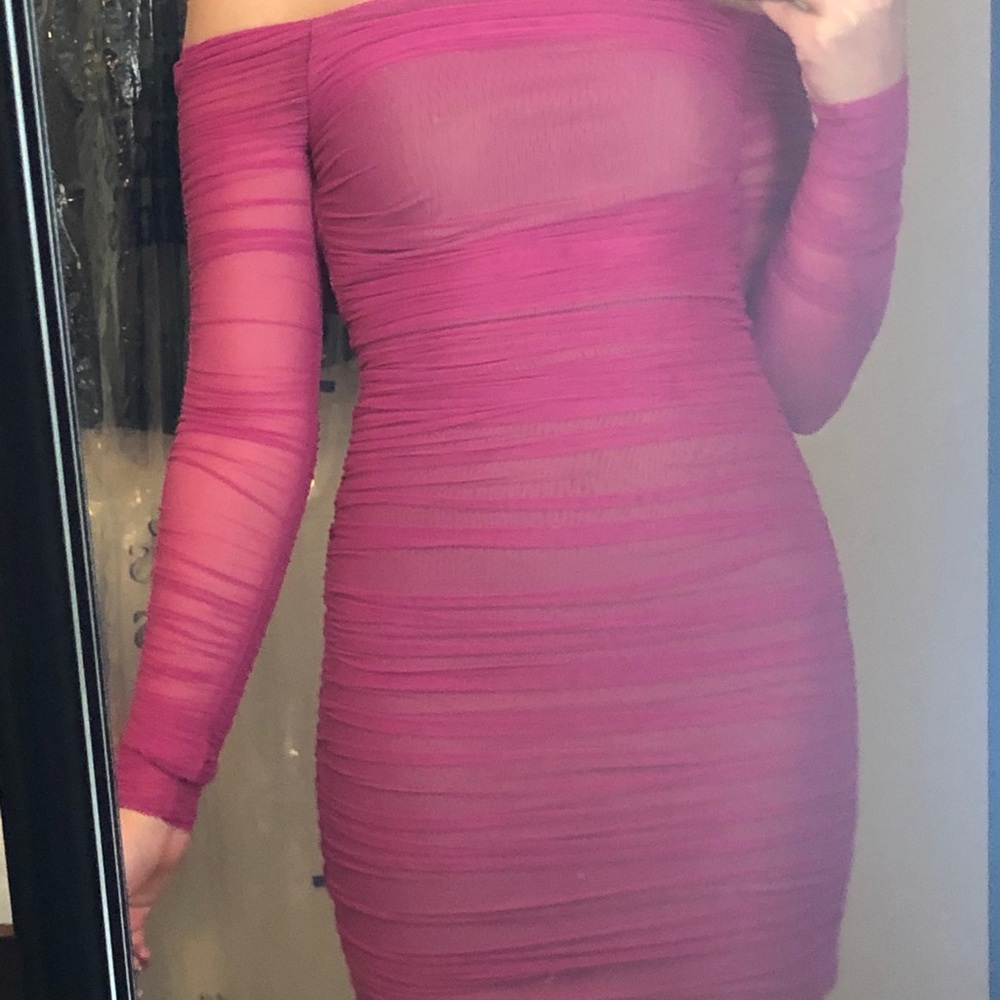 Purple/cream (mini dress) in good shape 👍